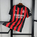 CAMISA DO MILAN 25/26 VERMELHO E PRTO