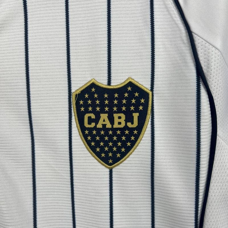 CAMISA DO BOCA JUNIORS ESPECIAL BASEBALL 25/26 - BRANCA