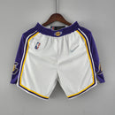 Shorts 75th anniversary Los Angeles Lakers white NBA