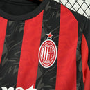 CAMISA DO MILAN 25/26 VERMELHO E PRTO