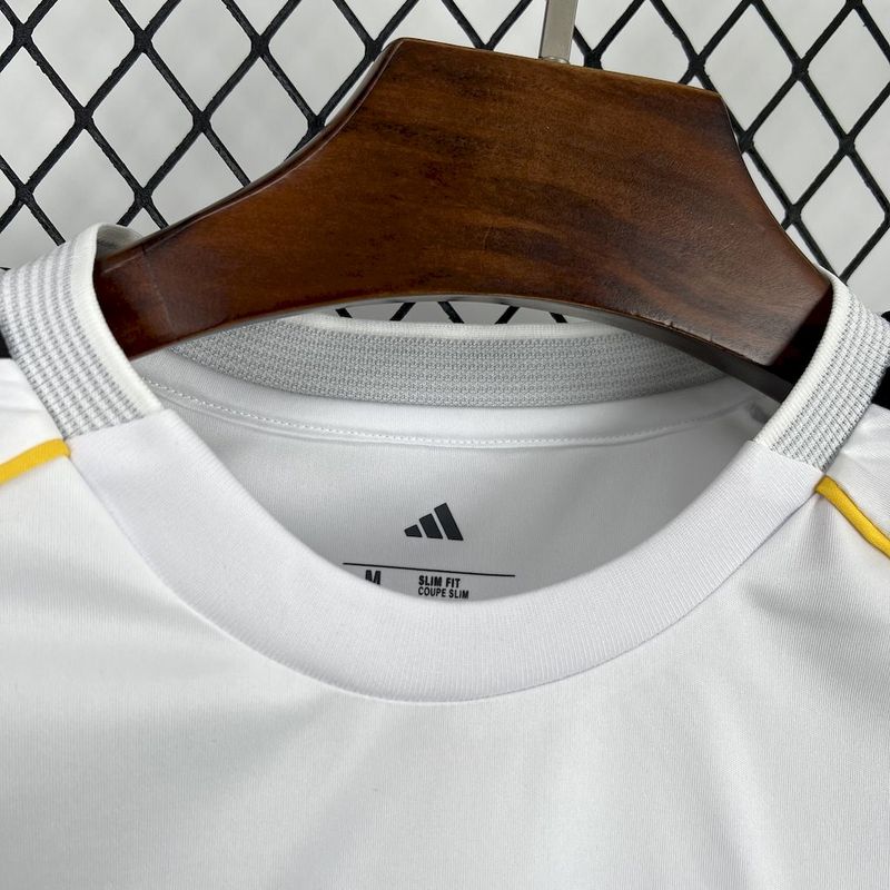 CAMISA DO REAL MADRID 25/26 BRANCO E PRETO