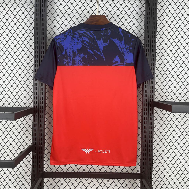 CAMISA DO ATLETICO DE MADRID 25/26 AZUL E VERMELHO