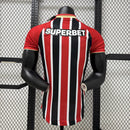 CAMISA VERSÃO PLAYER DO SÃO PAULO 25/26 VERMELHO E PRETO