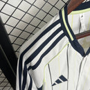 CAMISA DO REAL MADRID ESPECIAL BASEBALL 25/26 - BRANCA