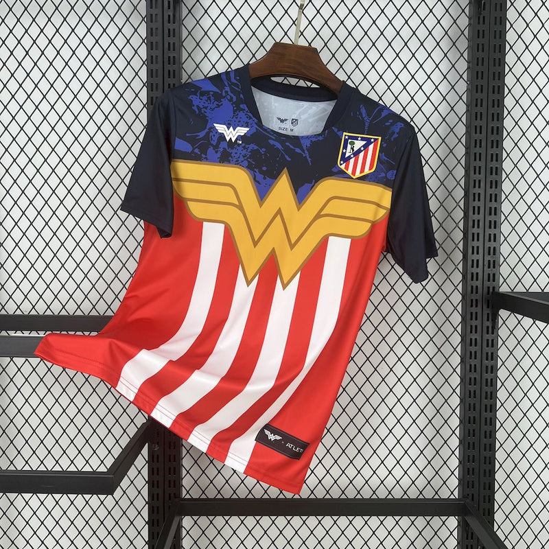 CAMISA DO ATLETICO DE MADRID 25/26 AZUL E VERMELHO