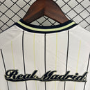 CAMISA DO REAL MADRID ESPECIAL BASEBALL 25/26 - BRANCA