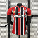 CAMISA VERSÃO PLAYER DO SÃO PAULO 25/26 VERMELHO E PRETO