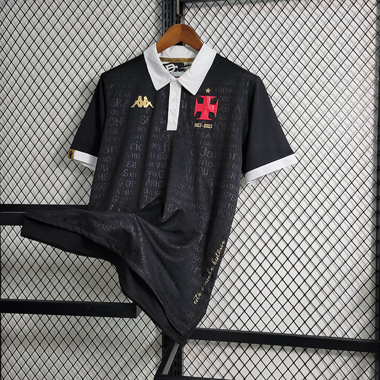 CAMISA DO VASCO - CAMISAS NEGRAS - 23/24 PRETO E DOURADO
