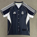 CAMISA DO REAL MADRID ESPECIAL BASEBALL 25/26 - PRETO