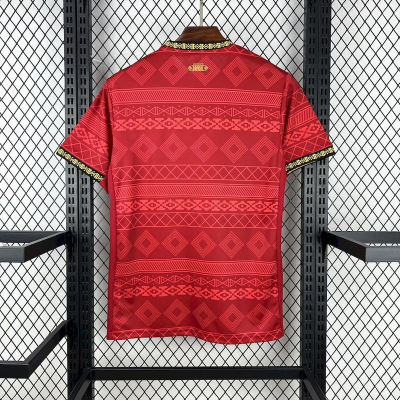 CAMISA DA SELEÇÃO DO BRASIL 25/26 VERMELHO JORDAN ESPECIAL