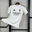 CAMISA DO REAL MADRID 25/26 BRANCO E PRETO