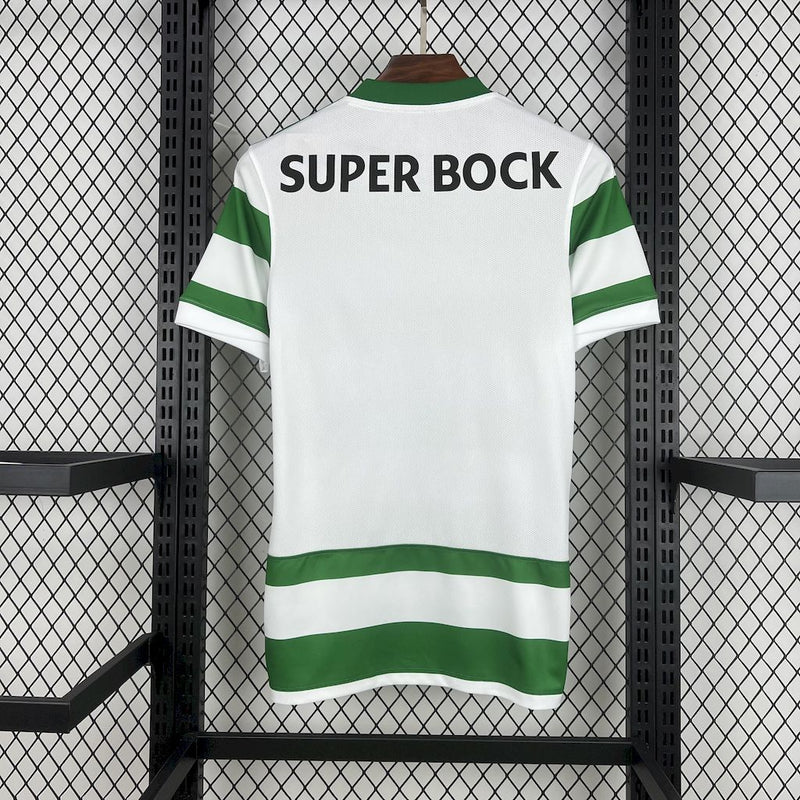 CAMISA DO SPORTING 25/26 BRANCO E VERDE