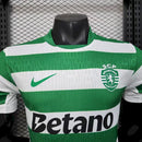 CAMISA VERSÃO PLAYER DO SPORTING 25/26 VERDE E BRANCO