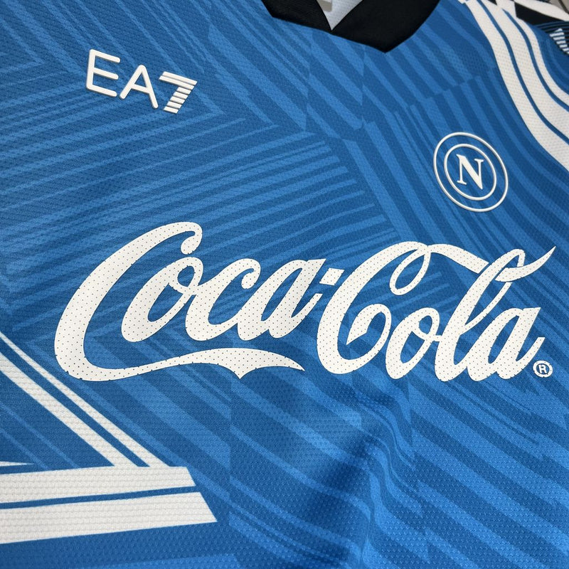 CAMISA DO NAPOLE 25/26 AZUL E PRETO