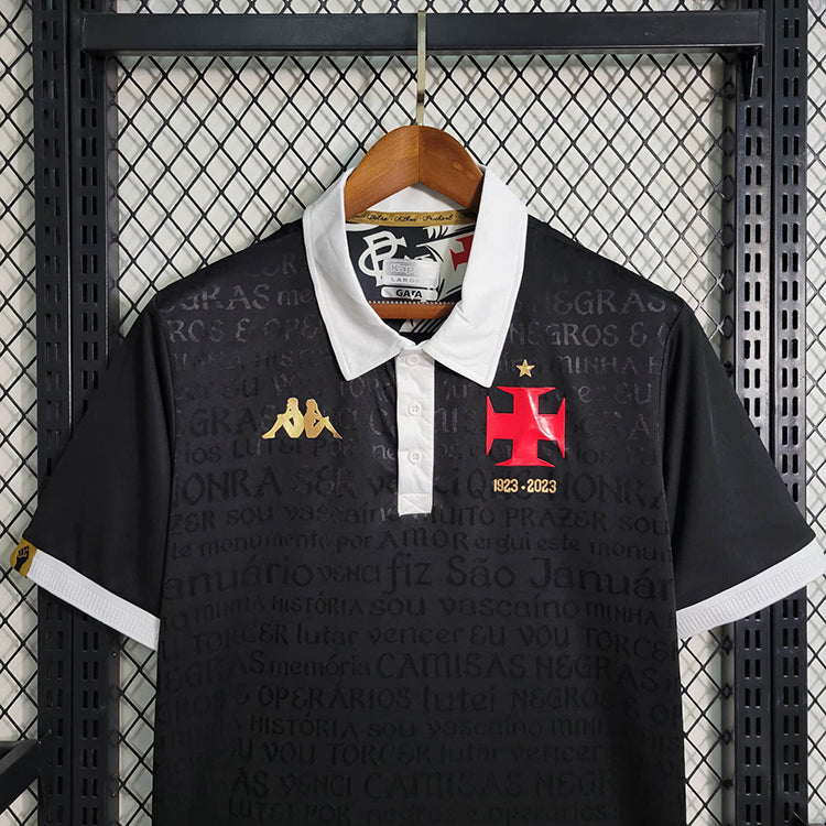 CAMISA DO VASCO - CAMISAS NEGRAS - 23/24 PRETO E DOURADO