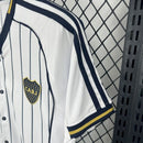 CAMISA DO BOCA JUNIORS ESPECIAL BASEBALL 25/26 - BRANCA