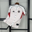 CAMISA DO RIVER PLATE ESPECIAL BASEBALL 25/26 - BRANCA
