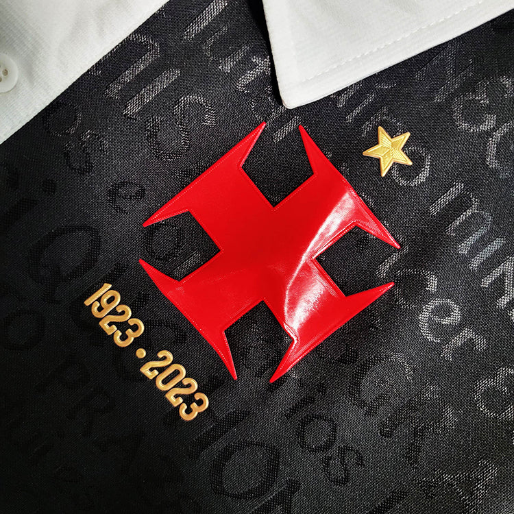 CAMISA DO VASCO - CAMISAS NEGRAS - 23/24 PRETO E DOURADO