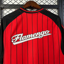 CAMISA DO FLAMENGO ESPECIAL BASEBALL 25/26 - VERMELHO E PRETO